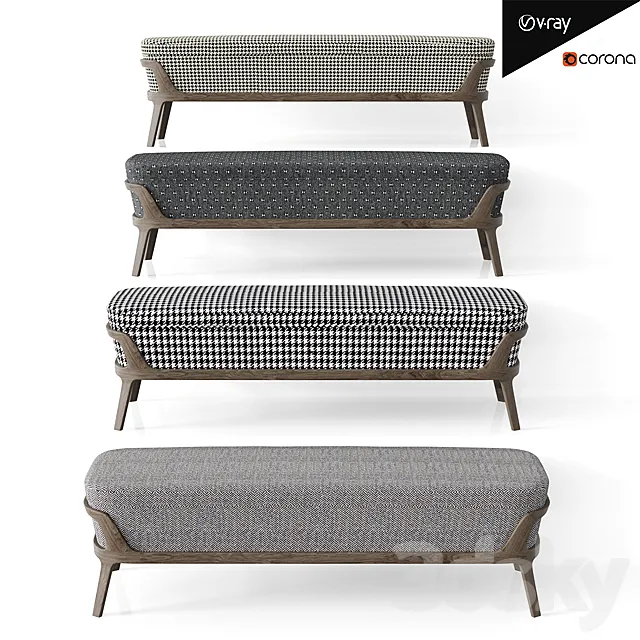 Banquette 3D Model