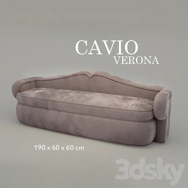 banquette Cavio 3D Model
