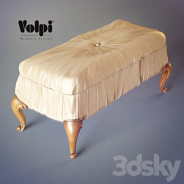 banquette Volpi Classic Living 1208 3D Model