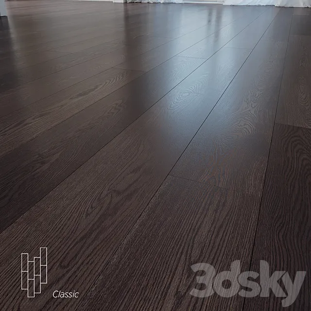 Banyor oak floor 3D Model