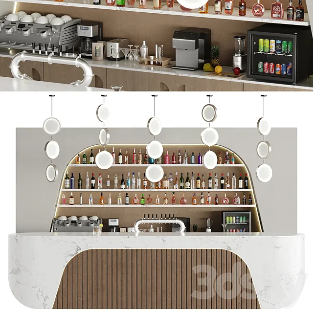 Bar 20 Hotel bar 3D Model