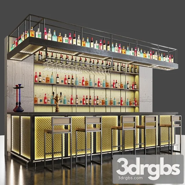Bar 3 3D Model Free