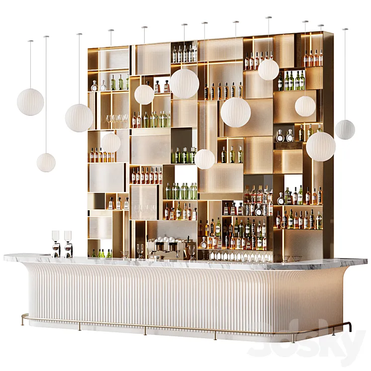 Bar 3 3D Model Free Download