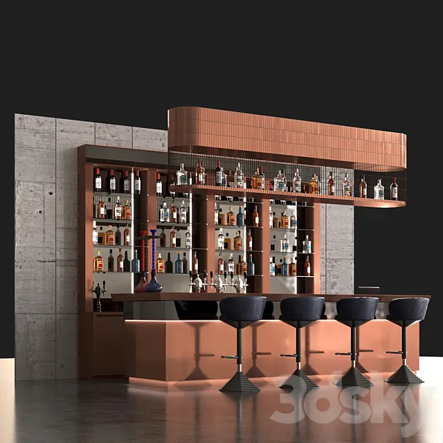 Bar 3D Model