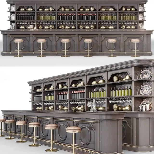 BAR BAR RECEPTION DESK 3D Model