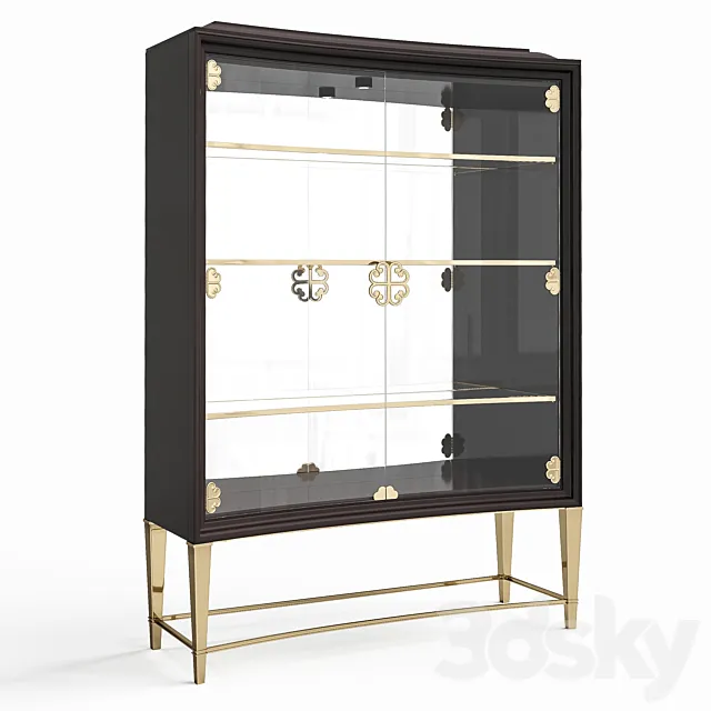 Bar cabinet The Connoisseurs Display Cabinet Caracole 3DModel