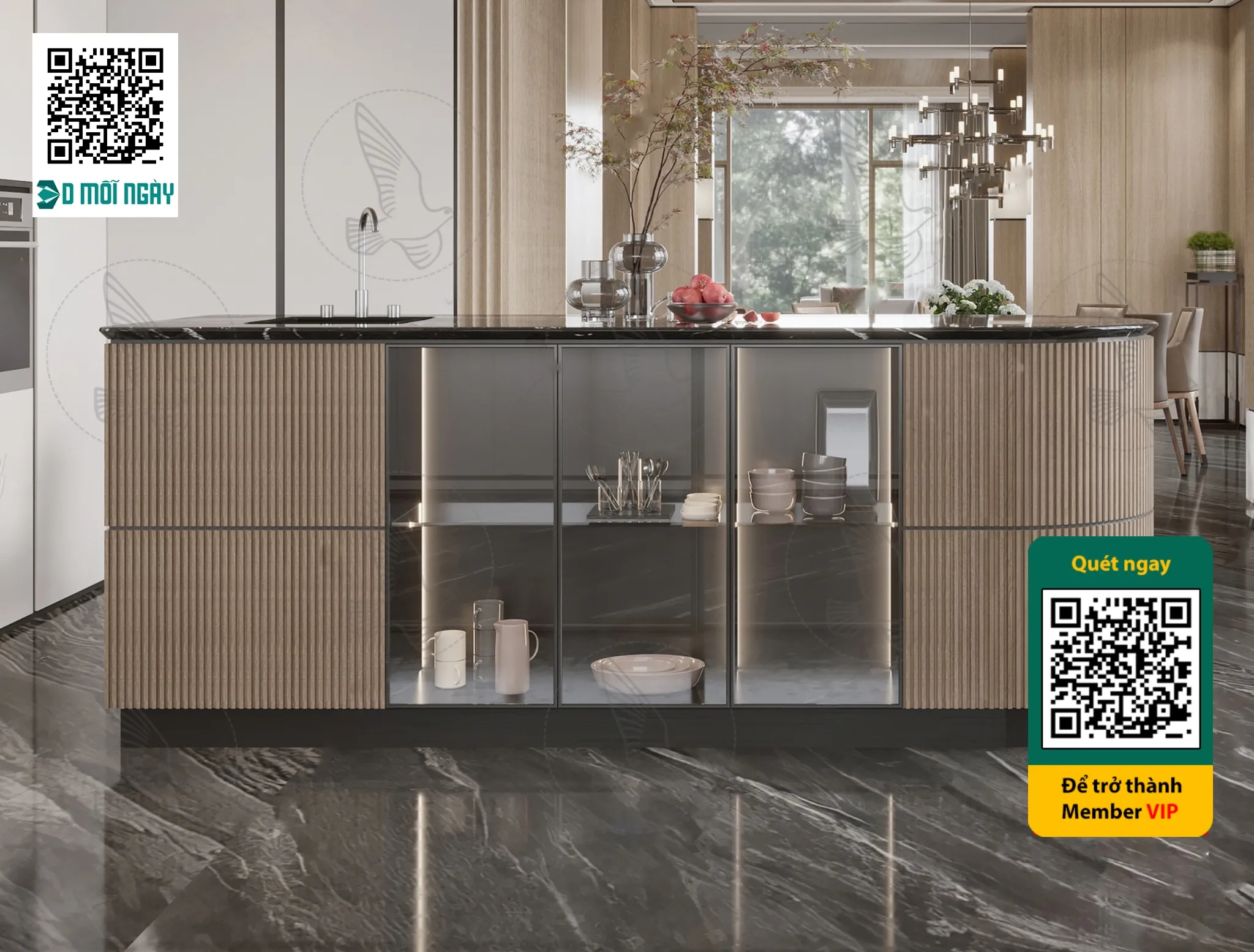 Bar chair 3D - 003 - 3708