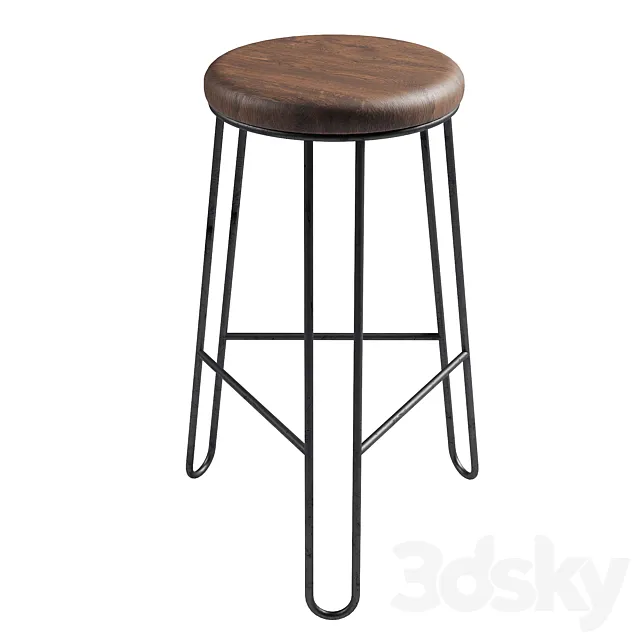 Bar chair 3D Model