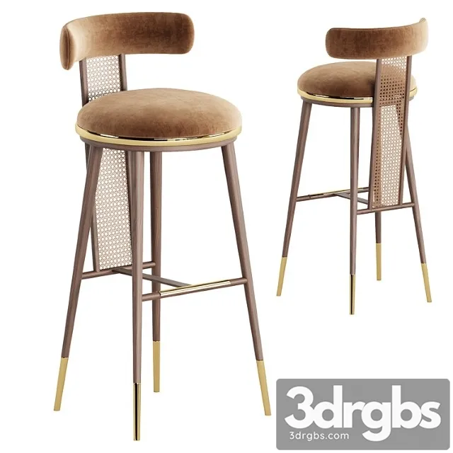Bar Chair Blakey 3 3D Model Free