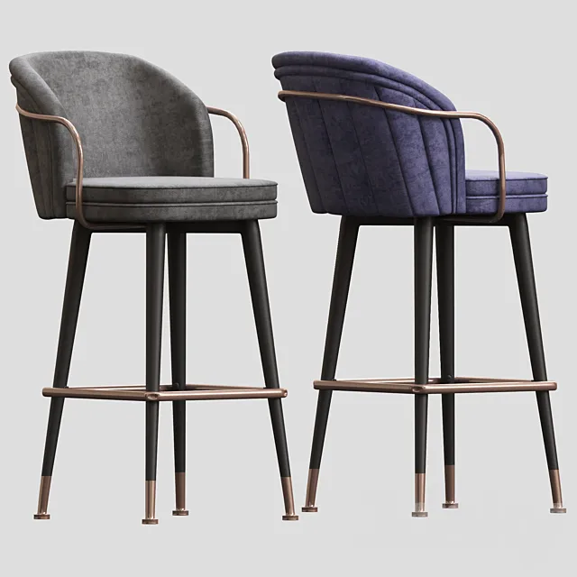 Bar chair Deer Spring 3DModel