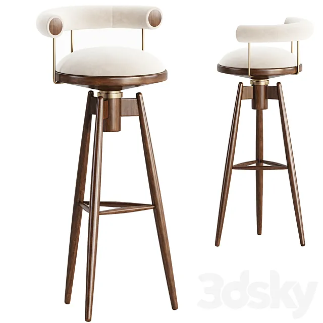 Bar Chair DYLAN 3D Model