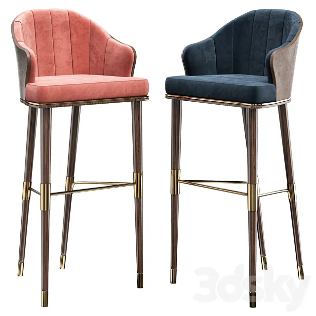 Bar chair ellis 3D Model