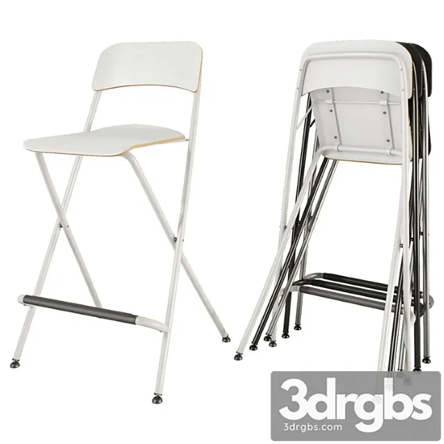Bar chair ikea franklin 2 3D Model Free