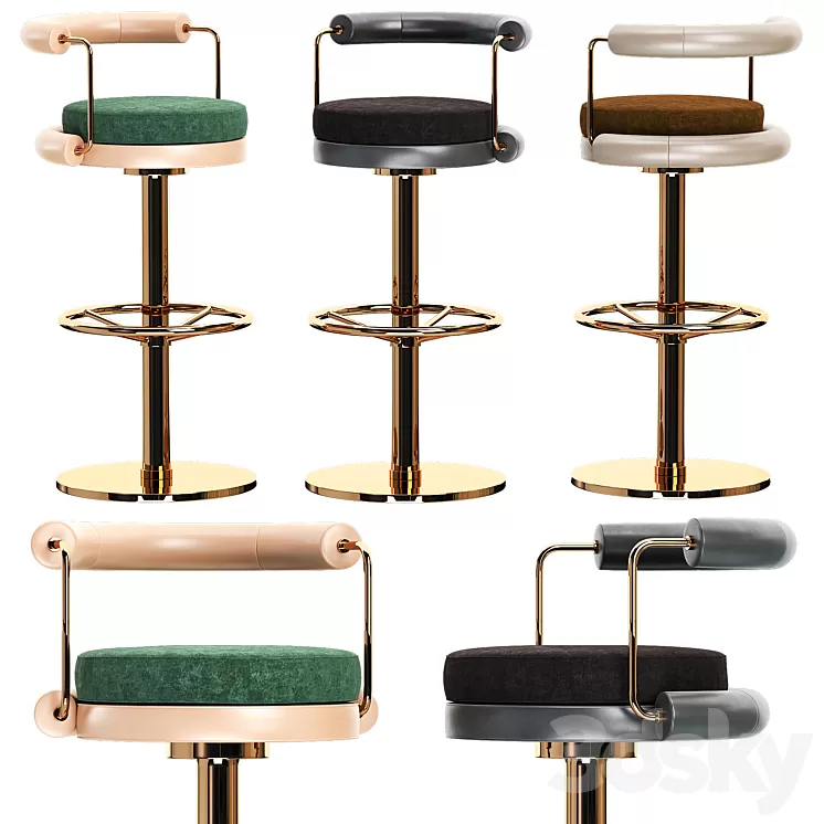 Bar chair otis i 3D Model