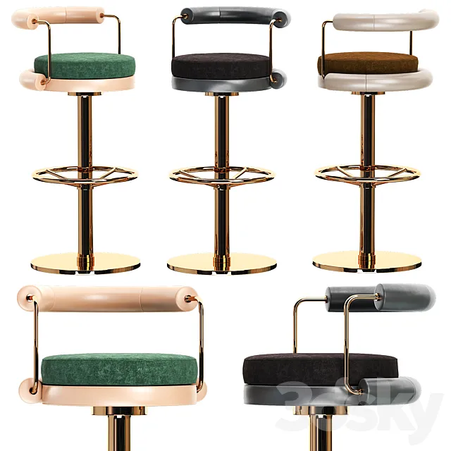 Bar chair otis i 3D Model