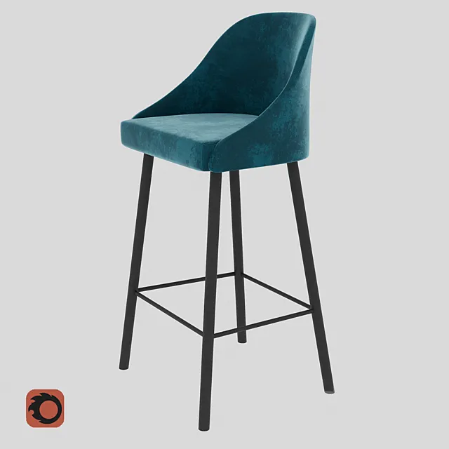 Bar chair Pudra Bar 3DModel