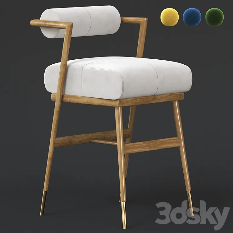 Bar Chair Waters 3D Model Free