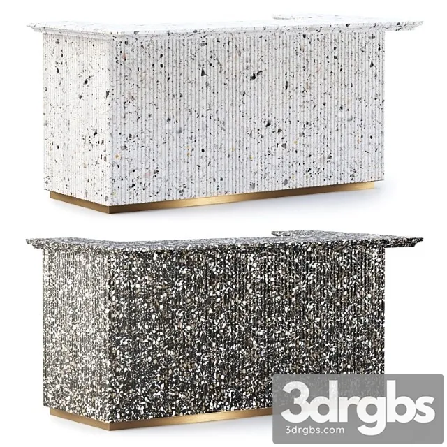 bar counter 3D Model Free