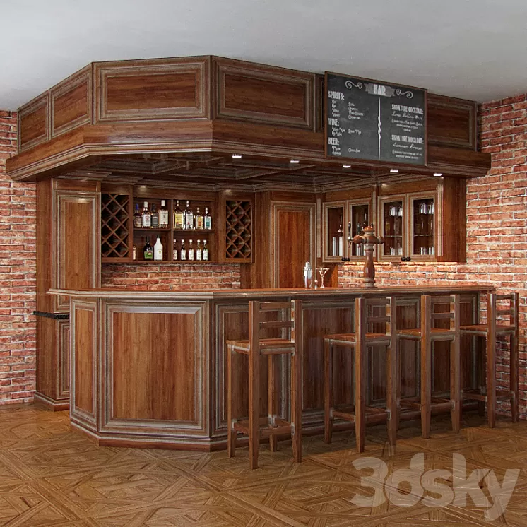 Bar Furniture 3D Model