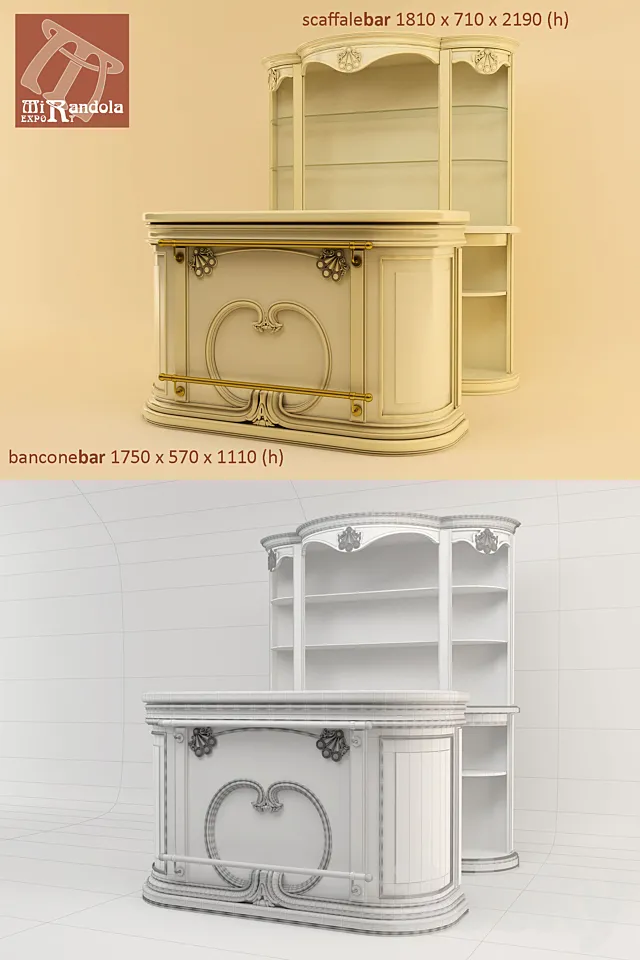 bar Mirandola 3DModel