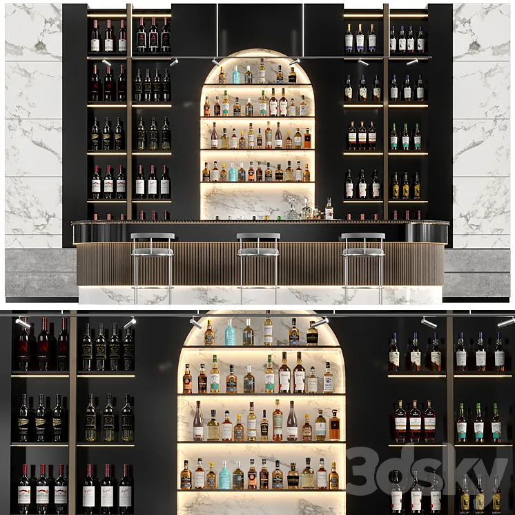 BAR NO4 3D Model Free