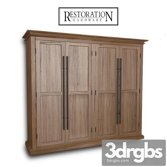 Bar panel cabinet 3D Model Free