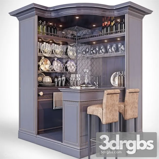 Bar Reception Desk 3D Model Free