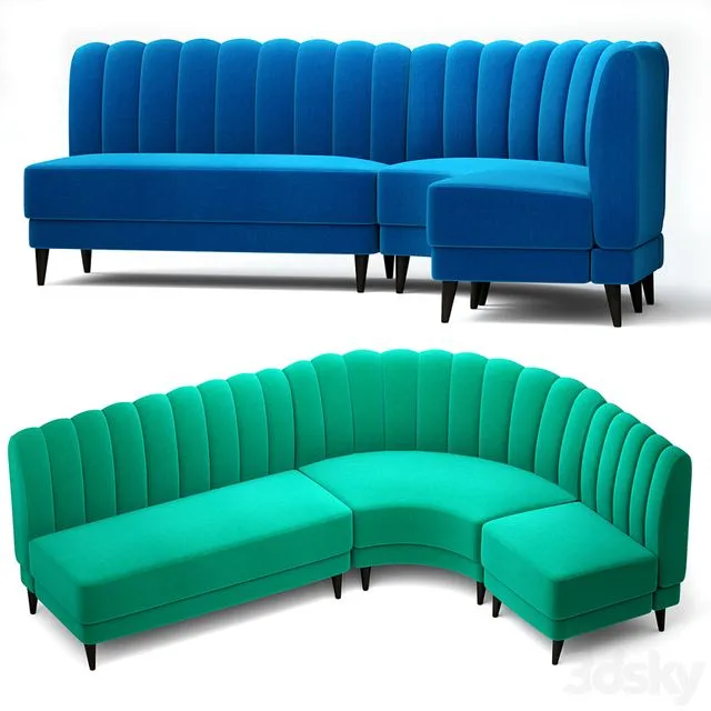 Bar Seating_sofa 3D Model