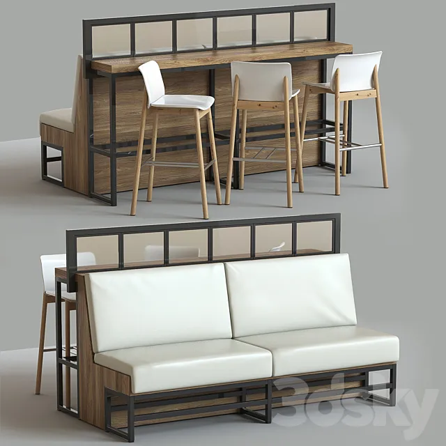 Bar Set 3DModel