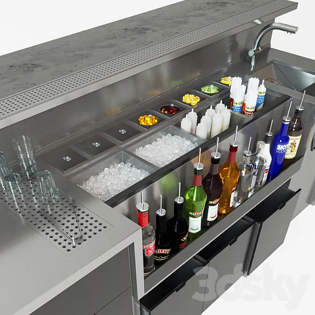 Bar station 3DModel