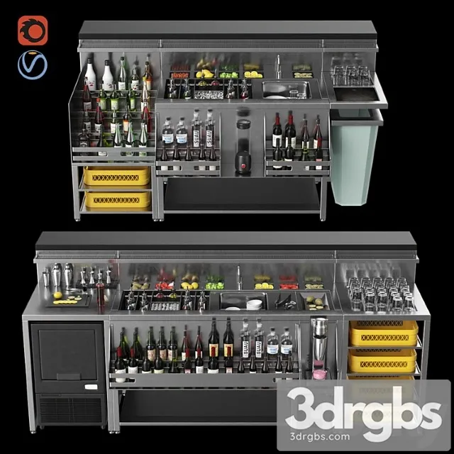Bar station_3 3D Model Free
