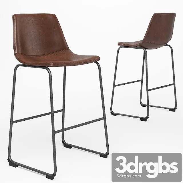 Bar Stool 06 2 3D Model Download
