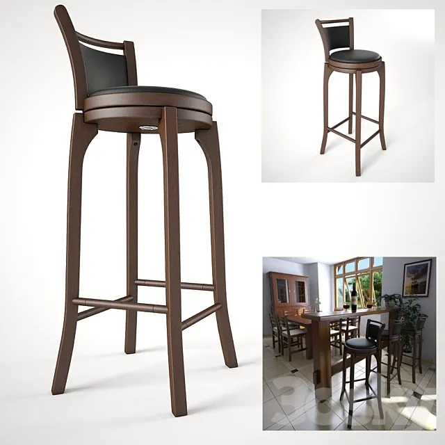 Bar Stool 3D Model
