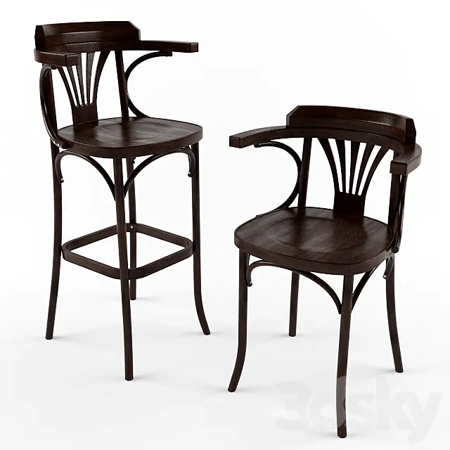 Bar stool 3D Model