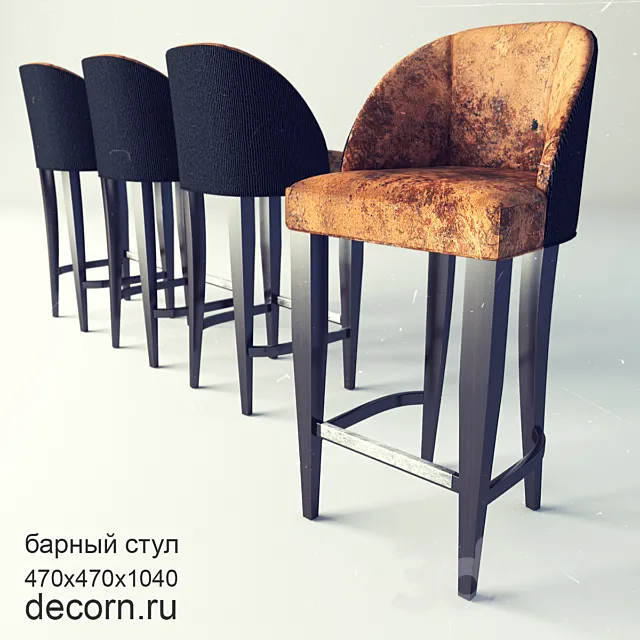 Bar Stool 3D Model