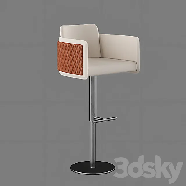 Bar stool Amet Sgabello 3D Model