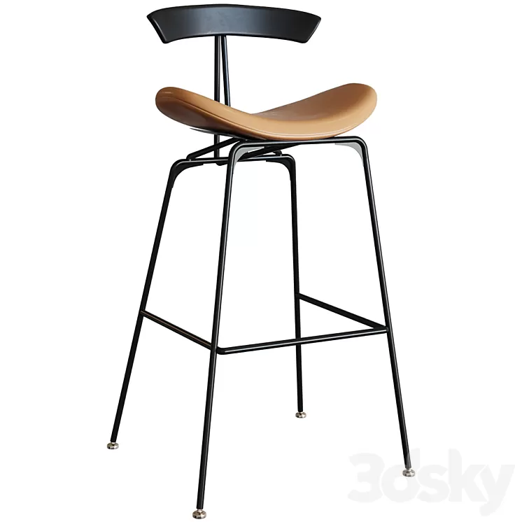 Bar stool Ant Bar Stool Chair 3D Model Free