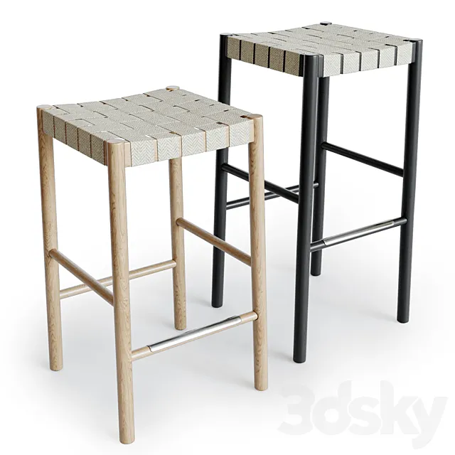 Bar stool Betty TK7 & TK8 Thau & Kallio 2020 3DModel