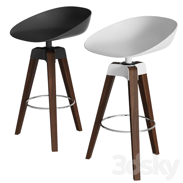 Bar stool Bonaldo Plumage 3DModel