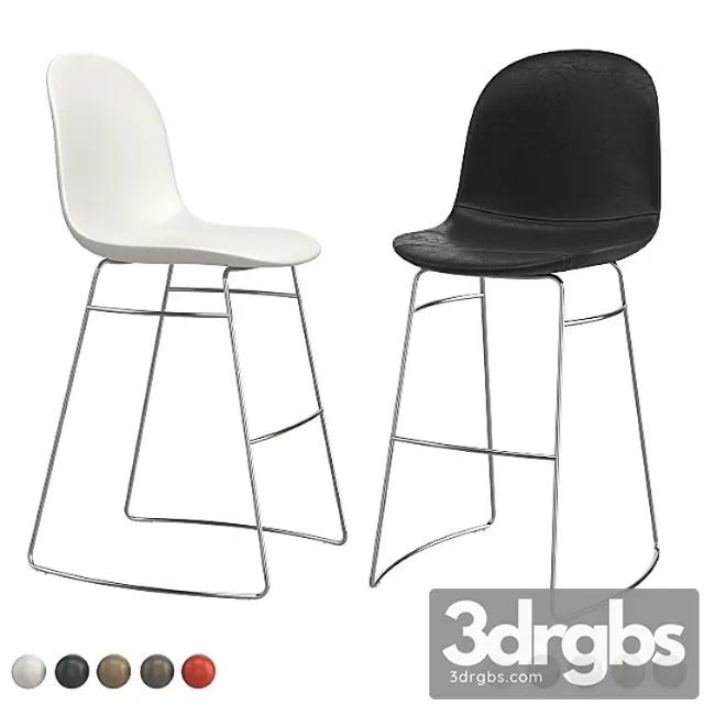 Bar stool calligaris academy 2. 2 3D Model Free