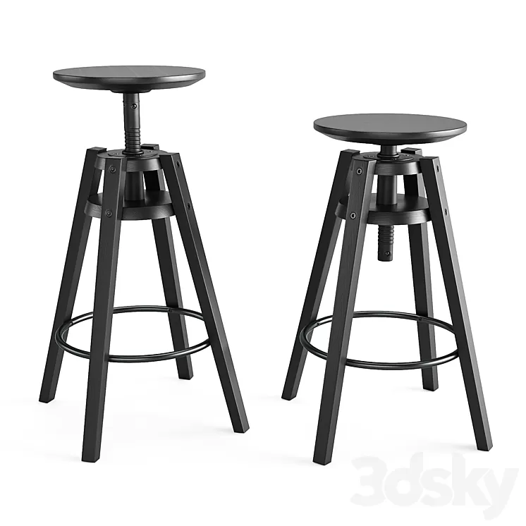 Bar stool dalfred 3D Model