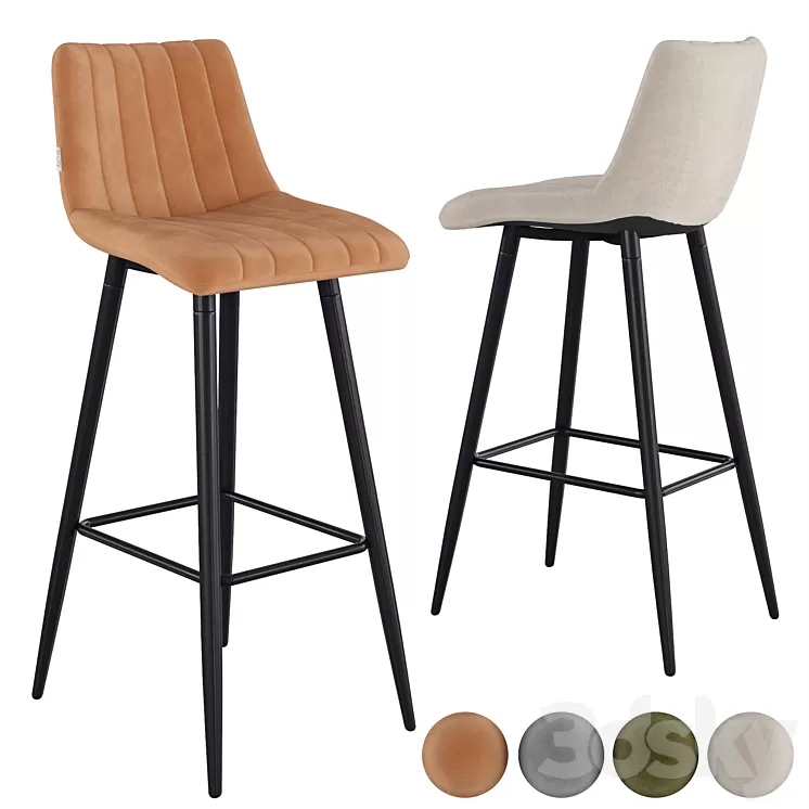 Bar stool Derry G108-72 3D Model Free