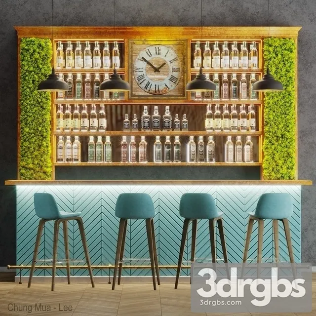 Bar Stool Eco Loft 3D Model Free