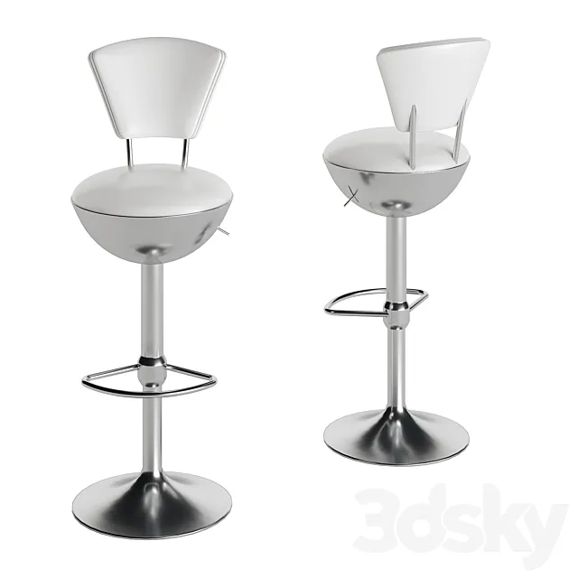 Bar stool Francesco molon Eclectica S509 3D Model