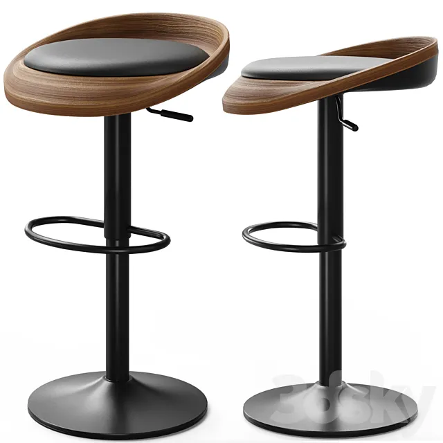 Bar stool GOE by Montly 3DModel