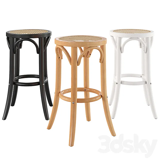 Bar stool Harlo 3D Model