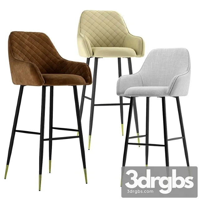 Bar stool ivar. 2 3D Model Free