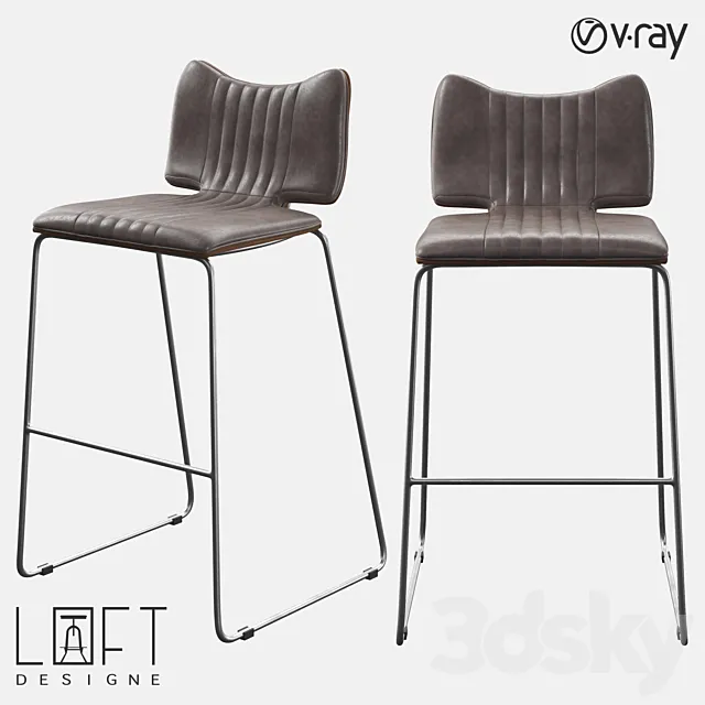 Bar stool LoftDesigne 2684 model 3D Model