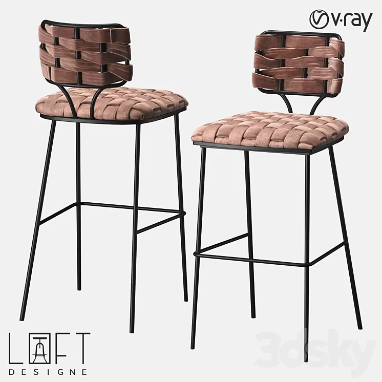 Bar stool LoftDesigne 30501 model 3D Model