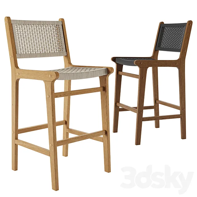 Bar Stool Modica 3D Model